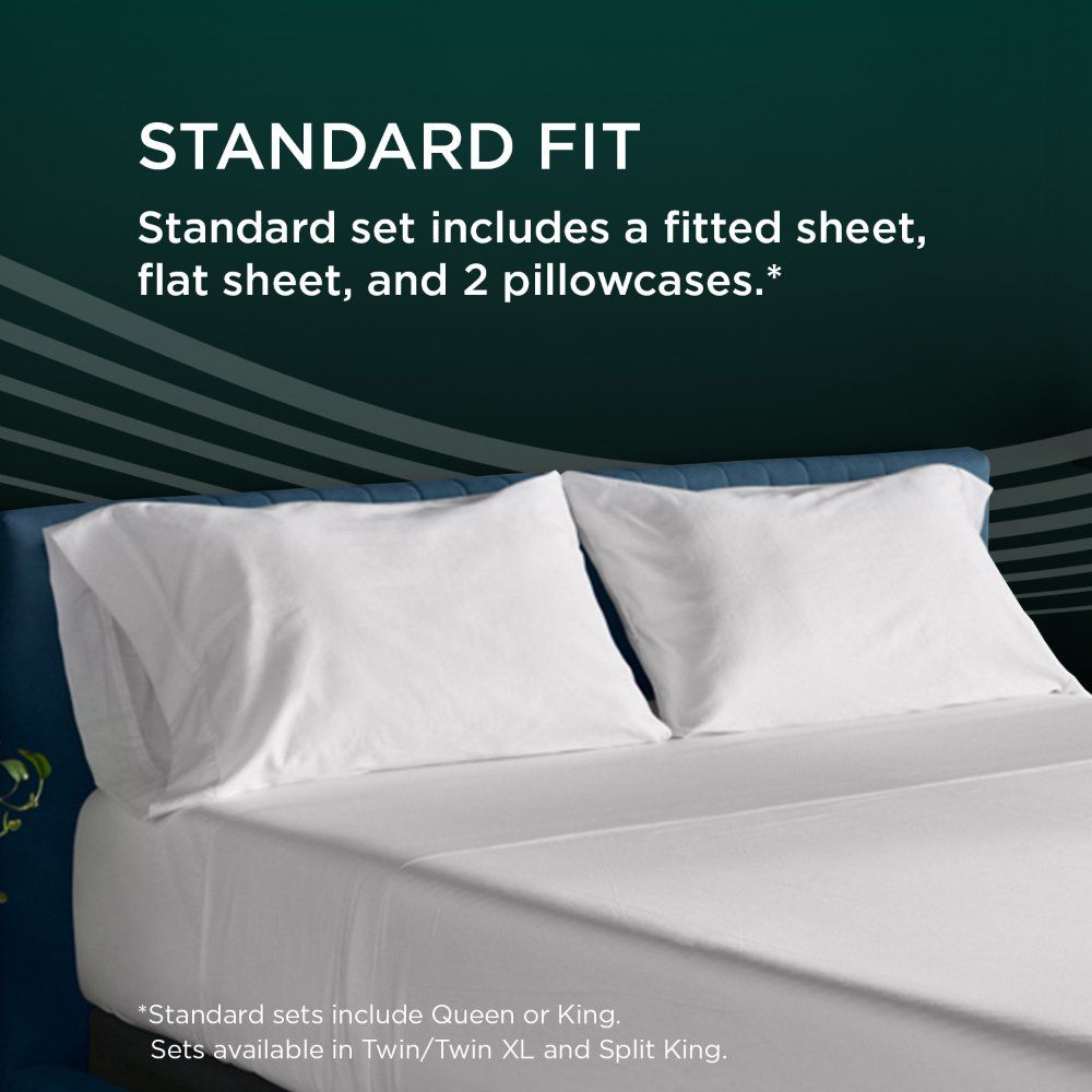 Tempur-Adapt - Tempur-Adapt Luxe Egyptian Cotton Sheets - White