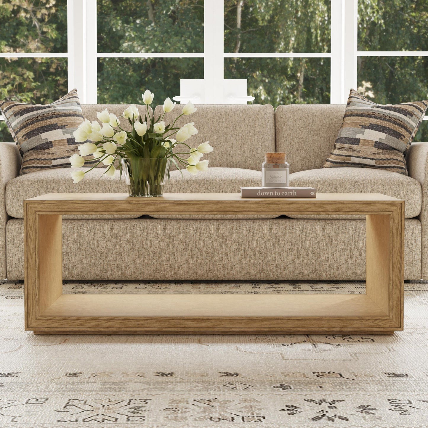 Waterfall - Coffee Table with Casters