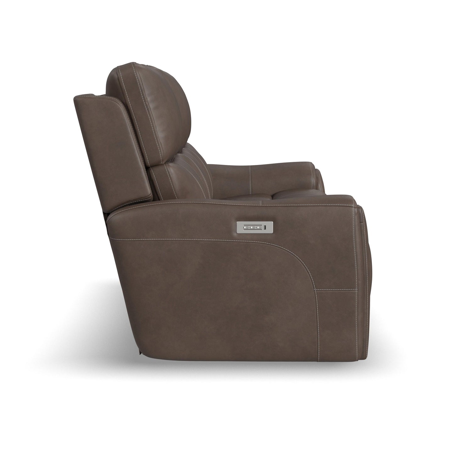 Carter - Power Reclining Sofa With Console & Power Headrests & Lumbar - Cappuccino