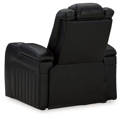 Caveman Den - Power Recliner/ Adj Headrest - Midnight