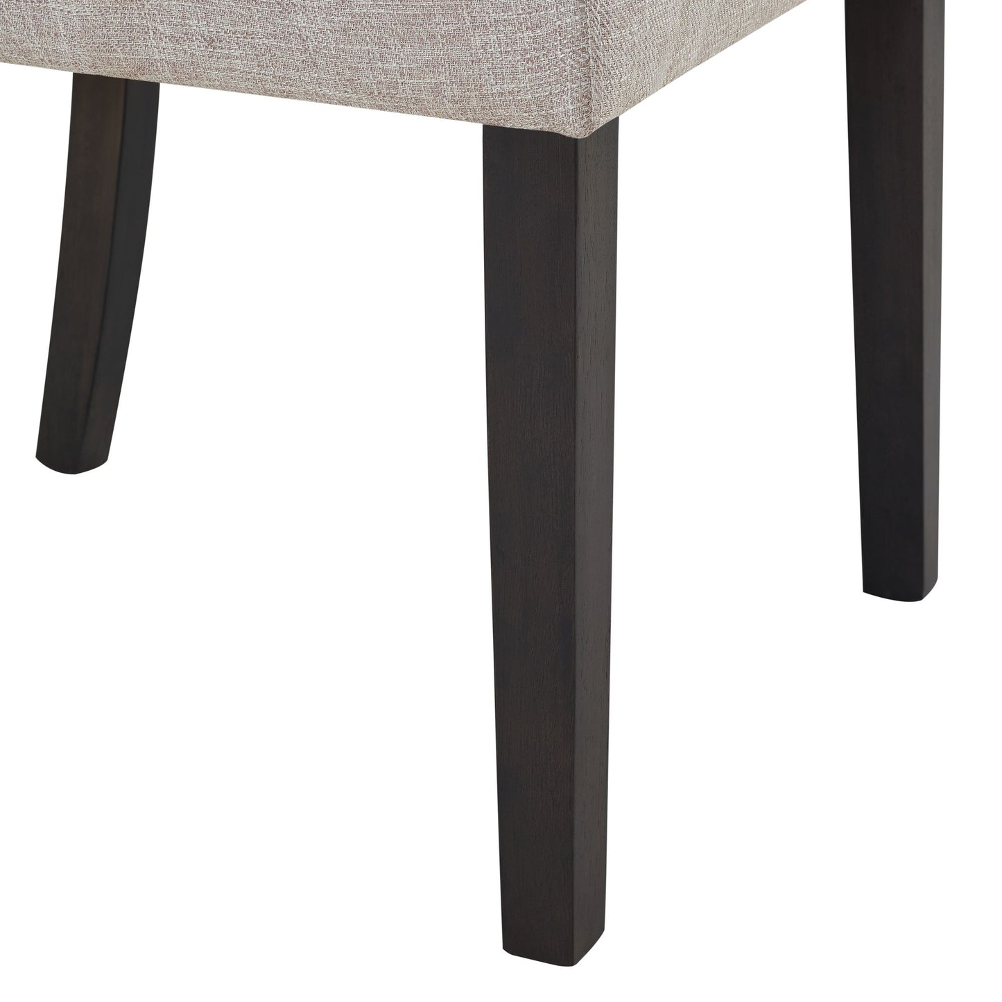 Lexi - Tufted Upholstered Chair (Set of 2) - Espresso