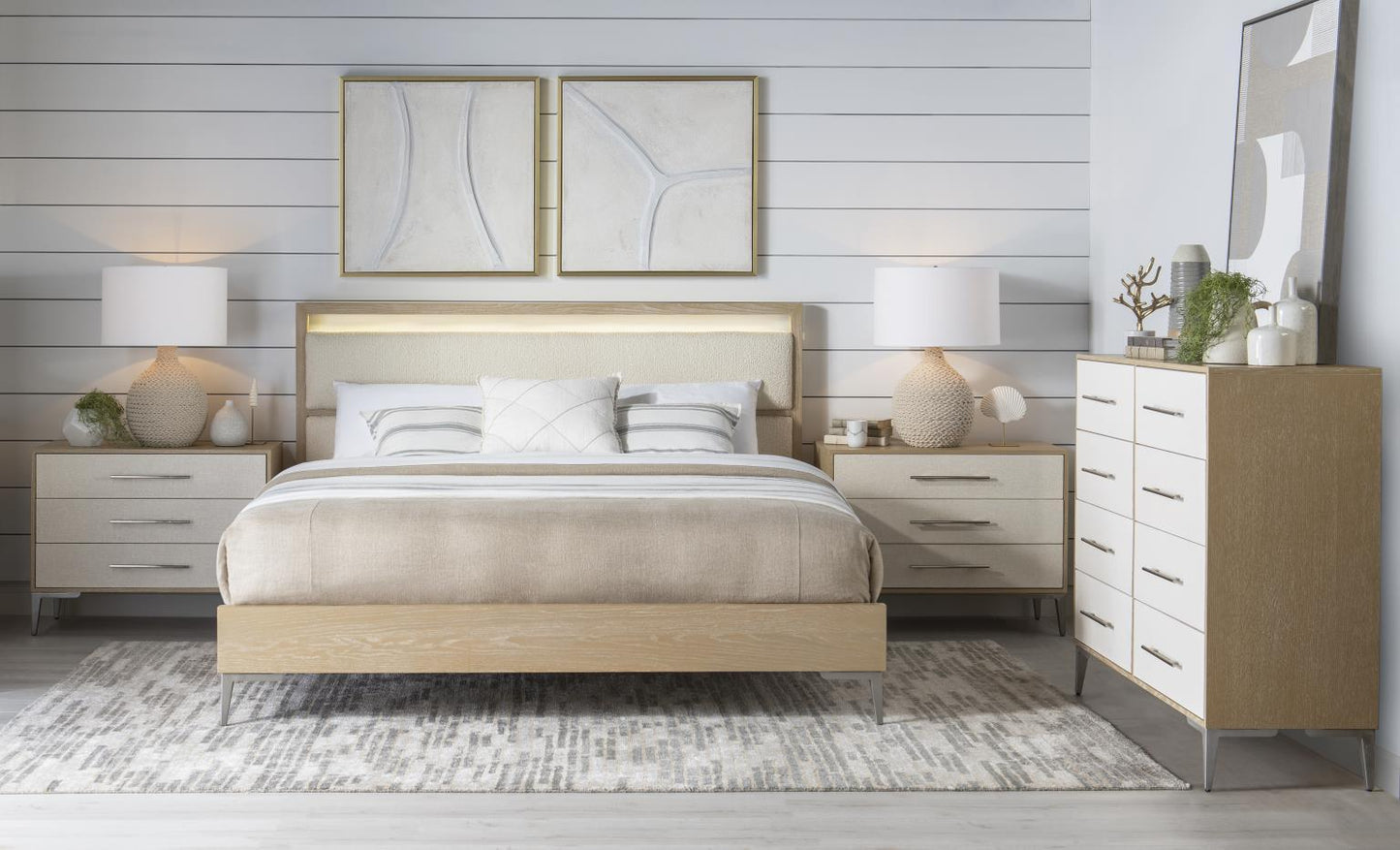 Biscayne - King Rails - Beige