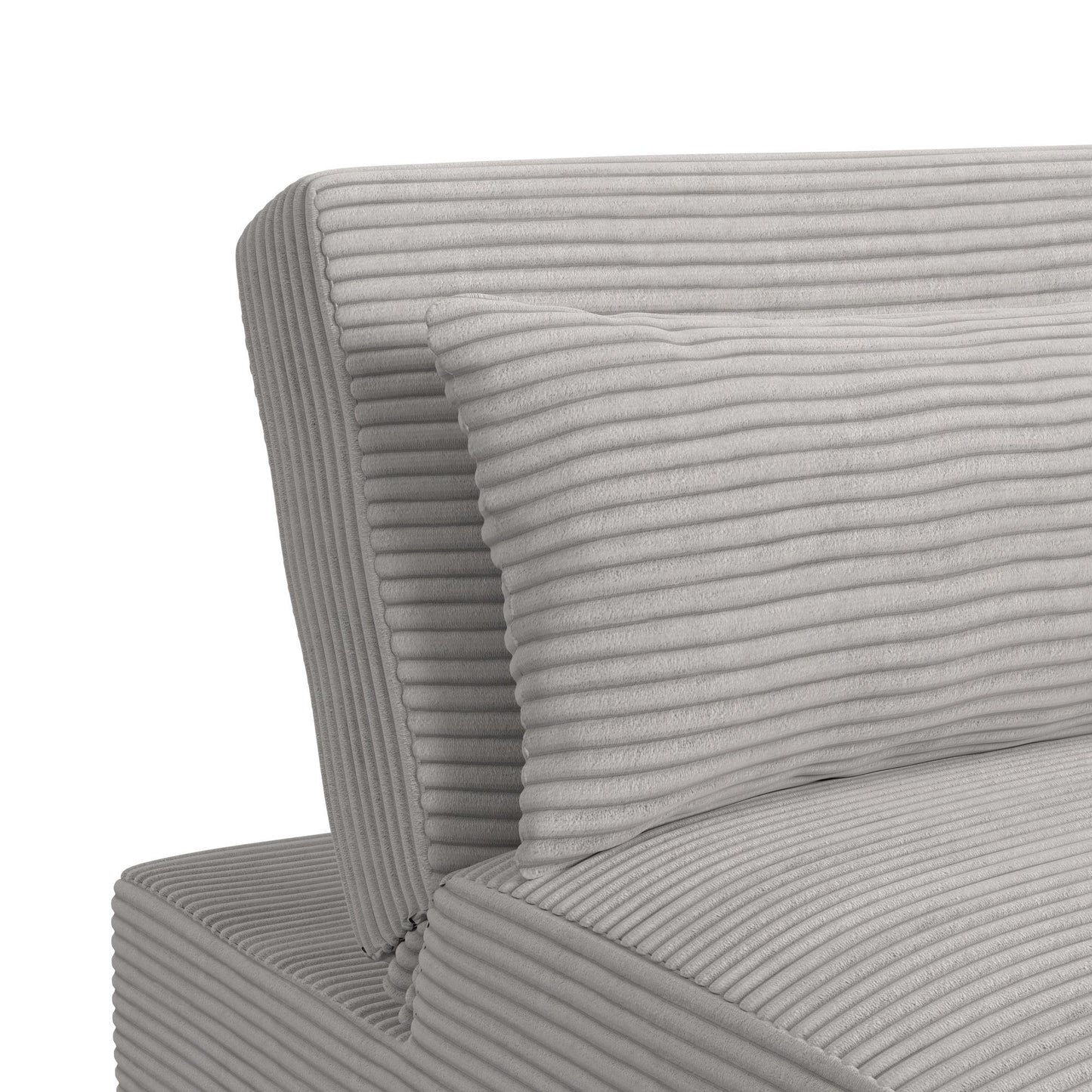 Pluto - Chair With Kidney Pillow, Klik Klak And Pop Up - Coronado Gray