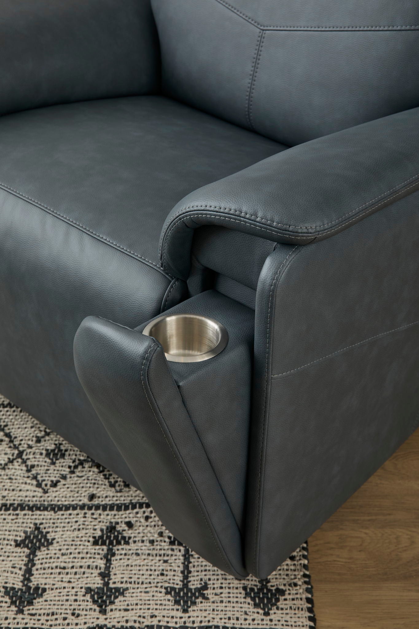 Vernon - Power Swivel Gliding Recliner With Power Headrest, Lumbar, Heat & Massage