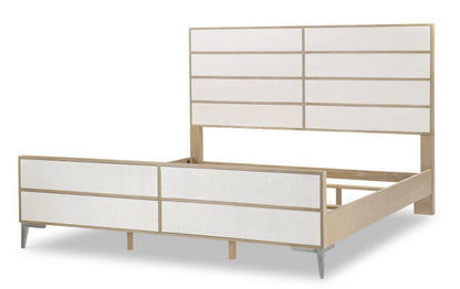 Biscayne - King / California King Rattan Panel Headboard - Malabar With Alabaster Fronts