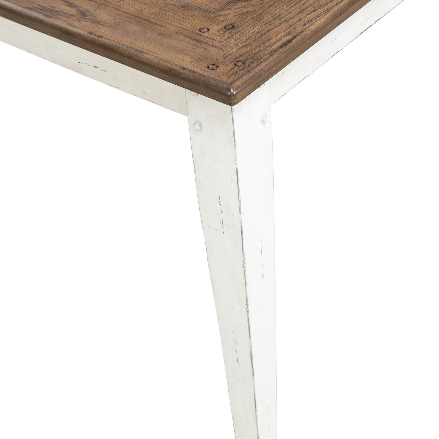 Al Fresco - Rectangular Leg Table - Graphite / Whitestone