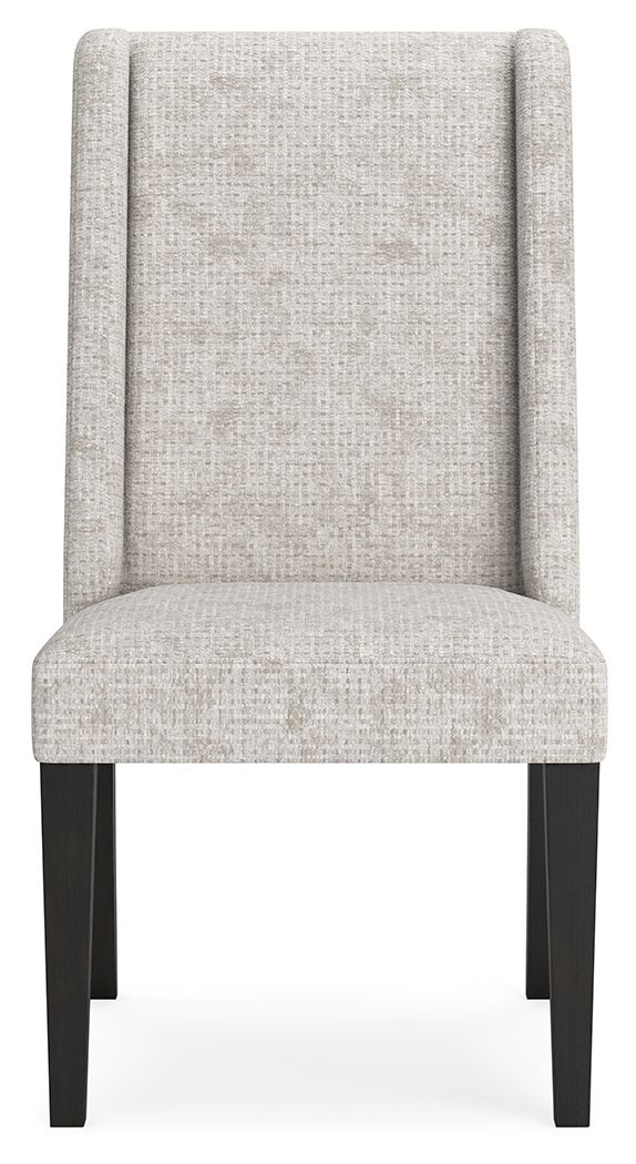 Welltern - Dining Uph Side Chair (Set of 2) - Cream / Black