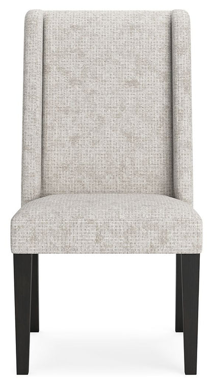 Welltern - Dining Uph Side Chair (Set of 2) - Cream / Black