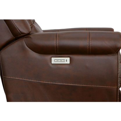 Oscar - Power Recliner With Power Headrest - Pumpernickel