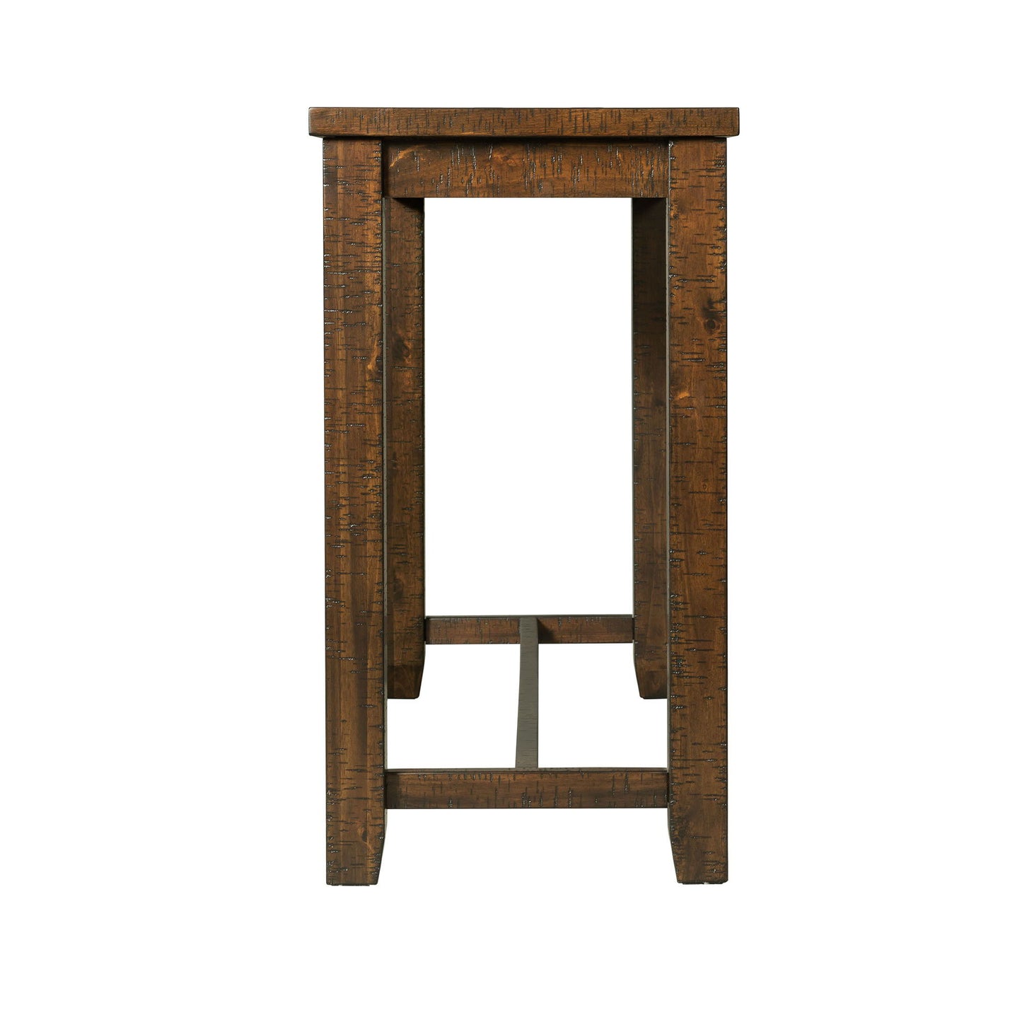 Jax - Bar Table Single Pack (Table And Three Stools) - Dark Walnut