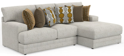 Tori - Sectional With Comfort Coil Seating And Accent Pillows Included