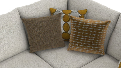 Tori - Sectional With Comfort Coil Seating And Accent Pillows Included