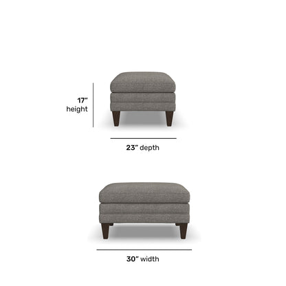 Eleanora - Fabric Ottoman