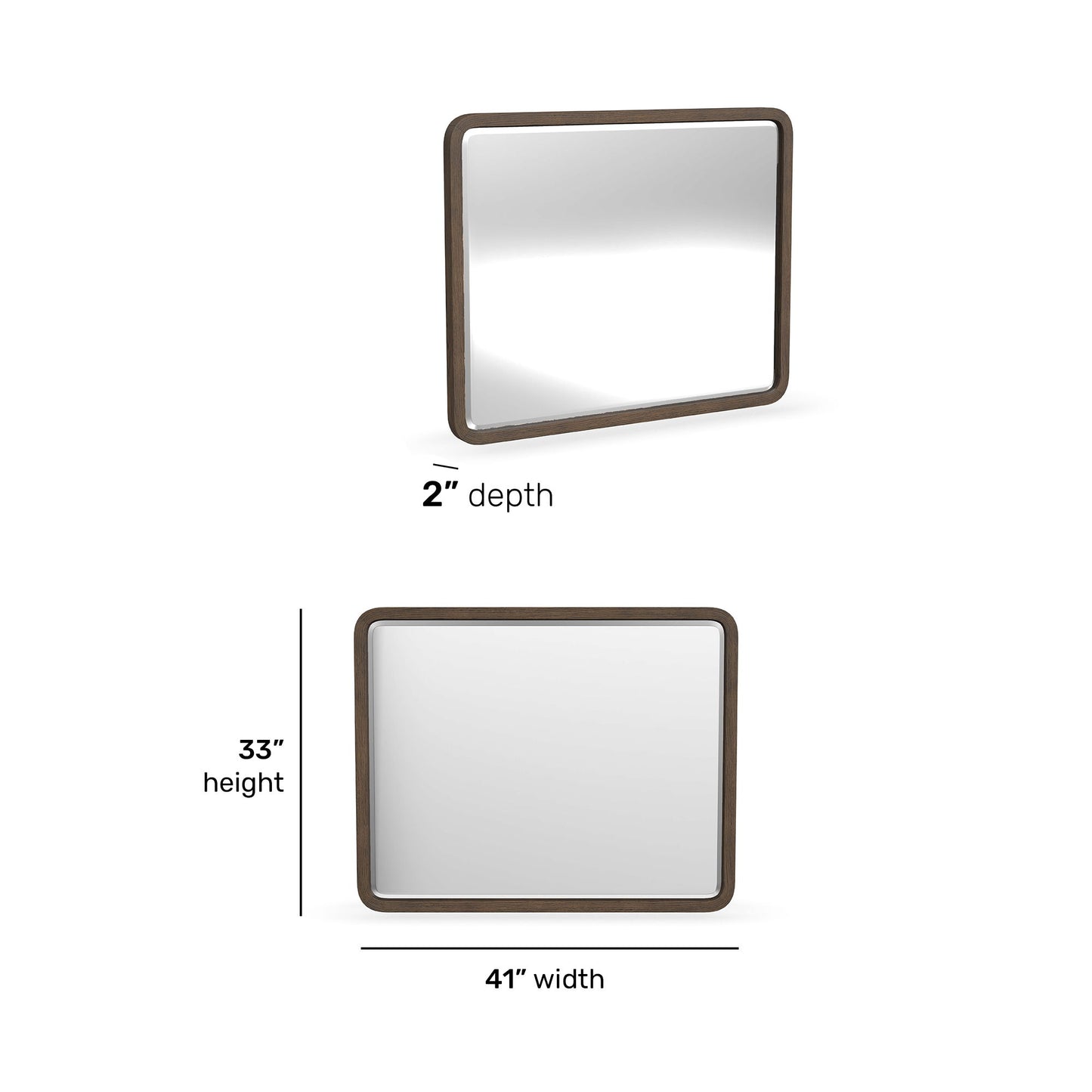 Athens - Mirror - Dark Brown