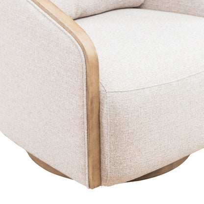 Nora - Upholstered Swivel Accent Chair