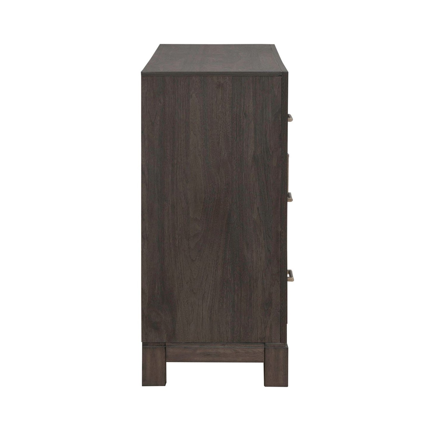 Modern Edge - 2 Door 6 Drawer Dresser - Brown