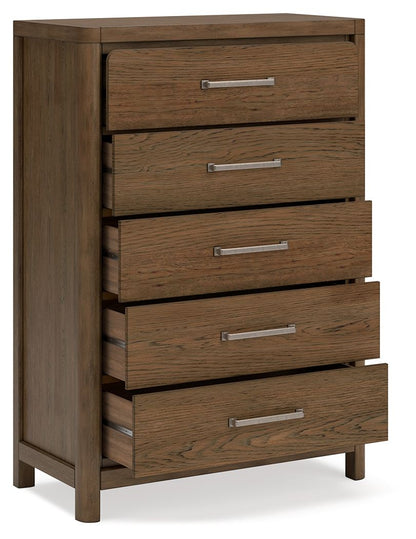 Cabalynn - Five Drawer Chest - Light Brown