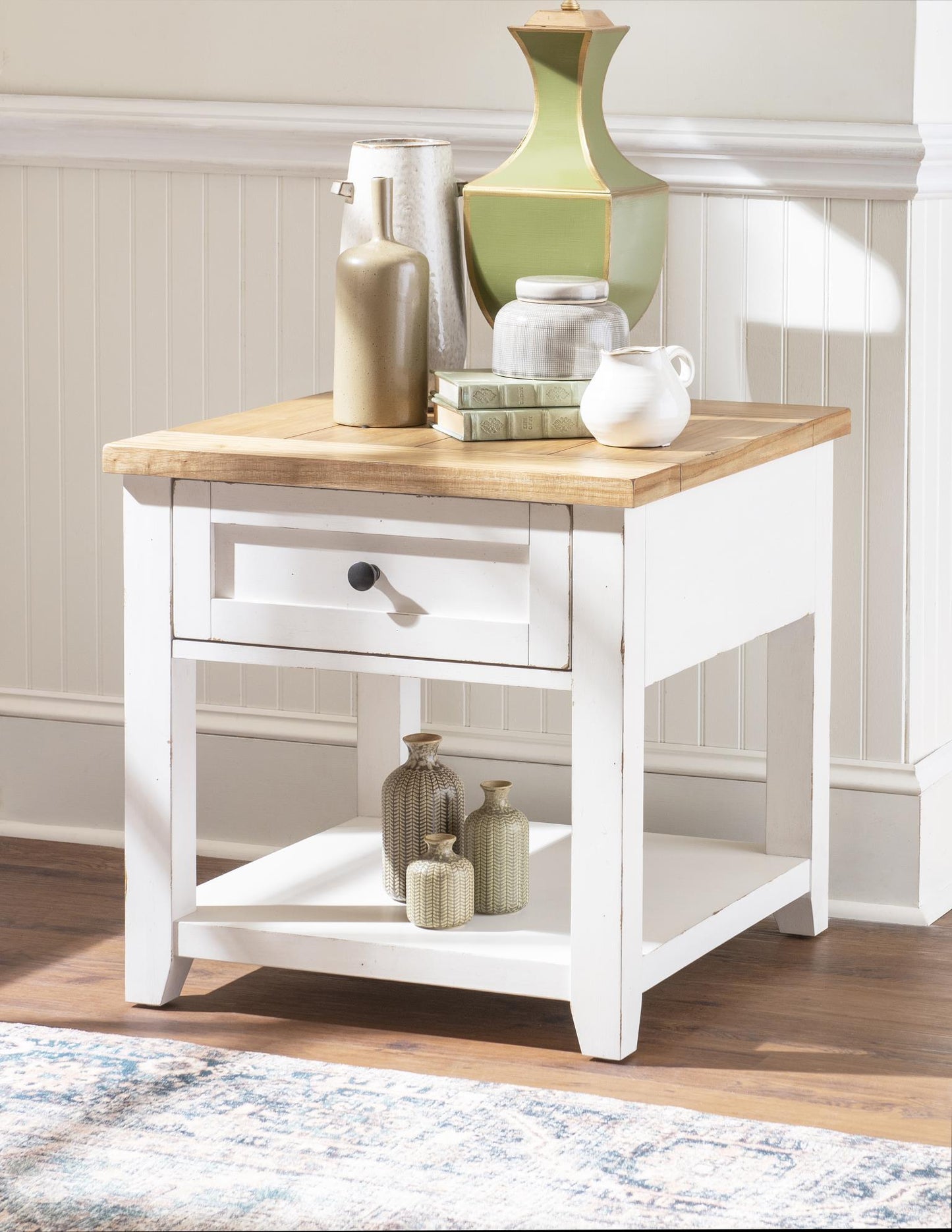 XXX's And OOO's - End Table - Two Tone