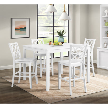 Kona - Square Counter Table - White