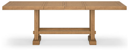 Havonplane - Rectangular Dining Room Counter Extension Table - Brown