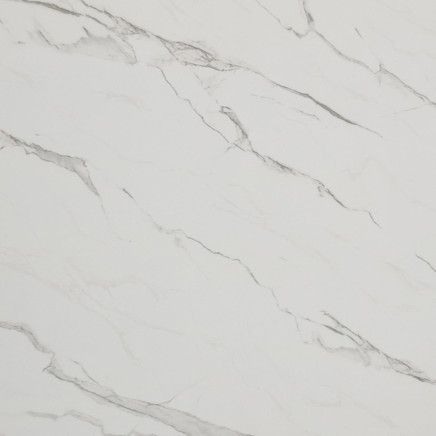 Marlene - Dining Table With White Faux Marble Top - White