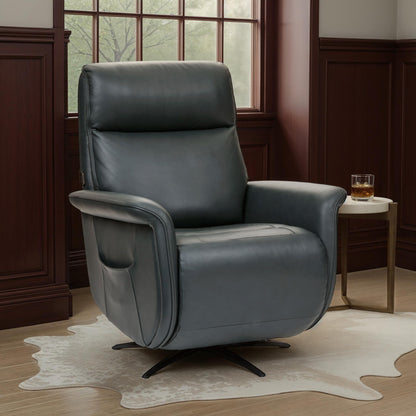 Haven - Power Swivel Recliner With Power Headrest, Lumbar, Heat, Massage & Ventilation