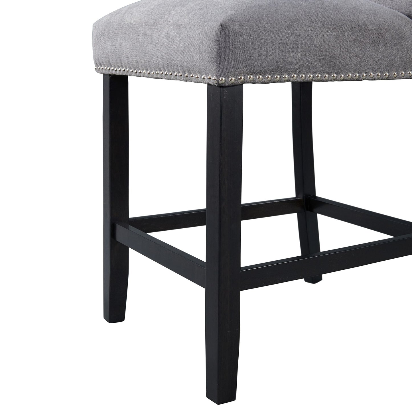 Tuscany - 5 Piece Counter Height Dining Set (Table & Four Chairs) - Charcoal