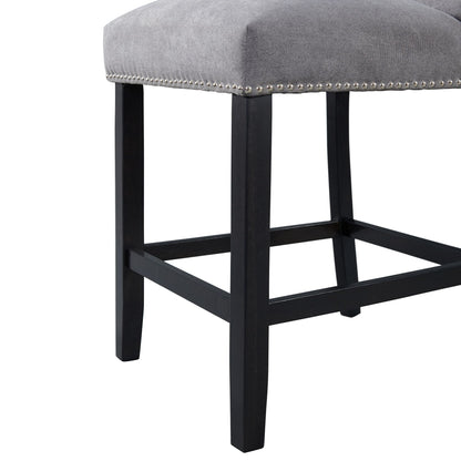 Tuscany - 5 Piece Counter Height Dining Set (Table & Four Chairs) - Charcoal