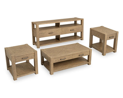 Hazel - Sofa Table - Weathered Stone