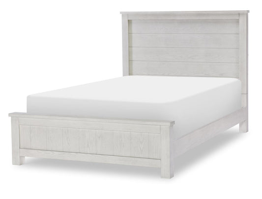 Preston - Full Panel Headboard - Bleached Linen