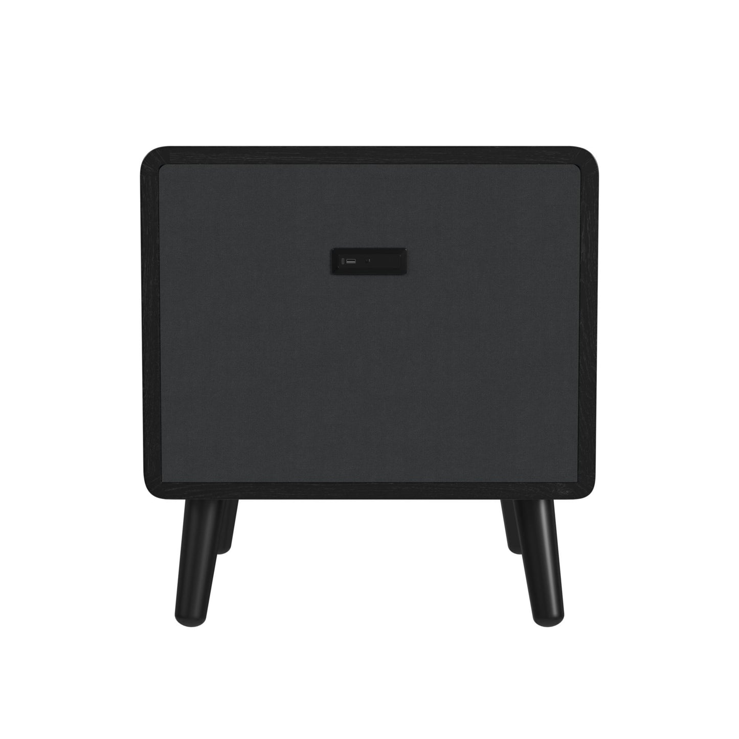 Halo - Square Smart End Table - Black