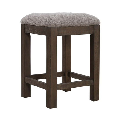 Cascade Falls - Upholstered Console Stool - Satin Espresso