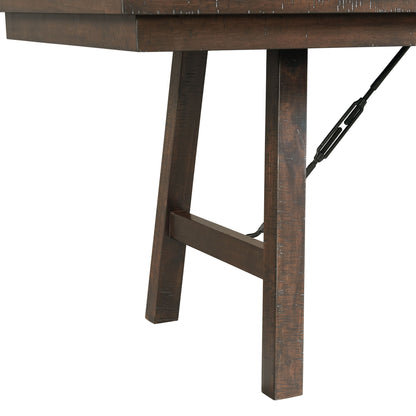 Jax - 6 Piece Dining Set (72" Table, Four Chairs And Bench) - Cherry