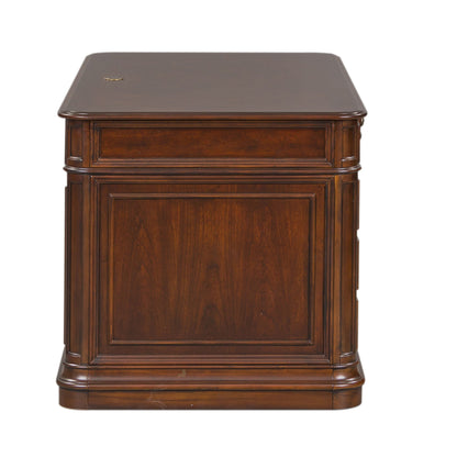 Brayton Manor - Jr Executive Desk Base - Dark Brown