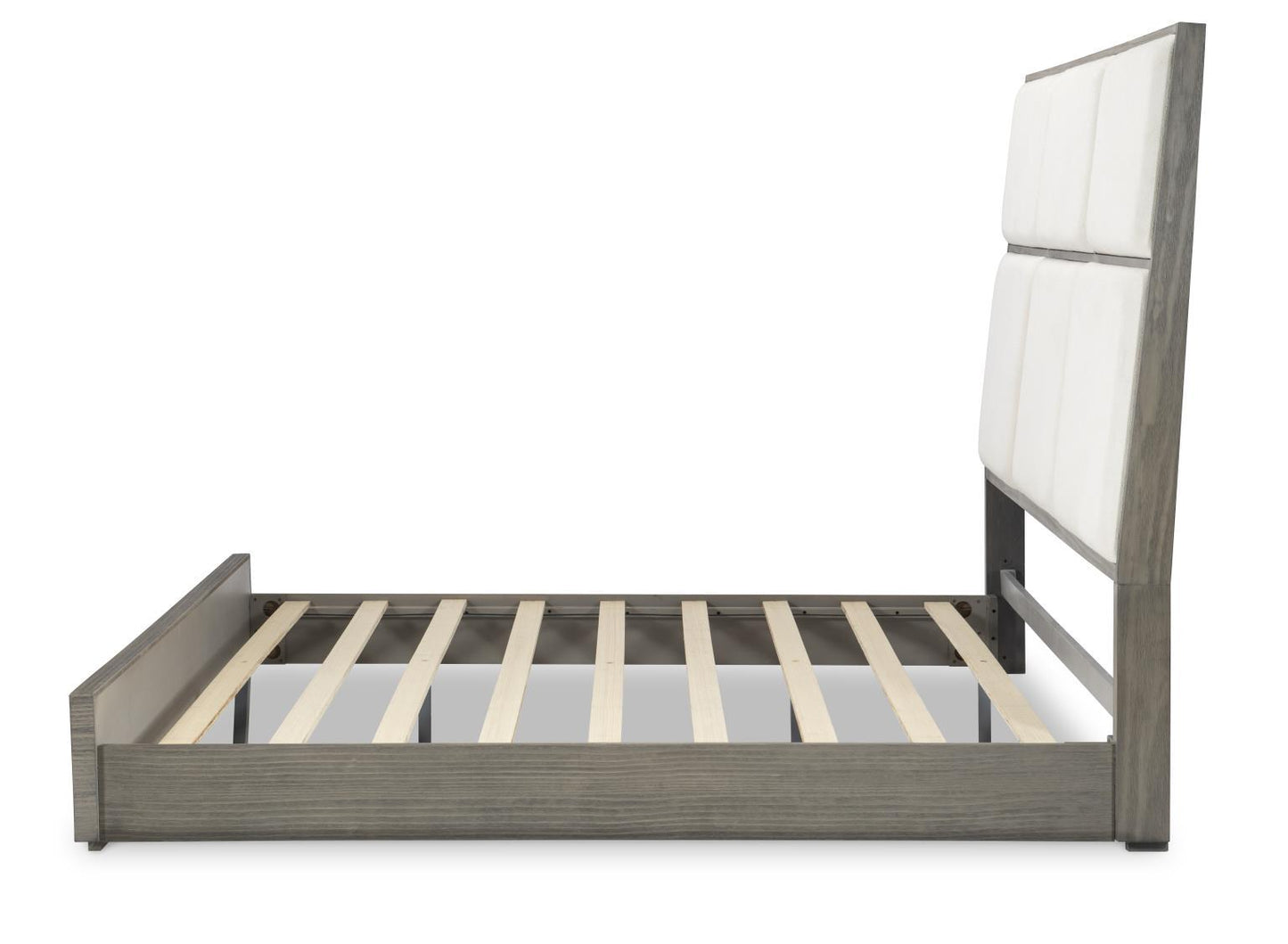 Terra Luna - Upholstered Headboard - King / California King - White Cloud & Nightfall