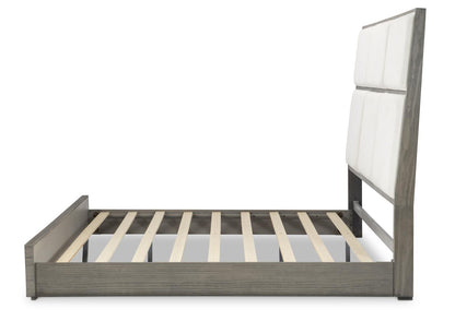 Terra Luna - Upholstered Headboard - King / California King - White Cloud & Nightfall