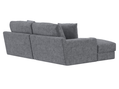 Cozy - RSF Chaise With USB - Gunmetal