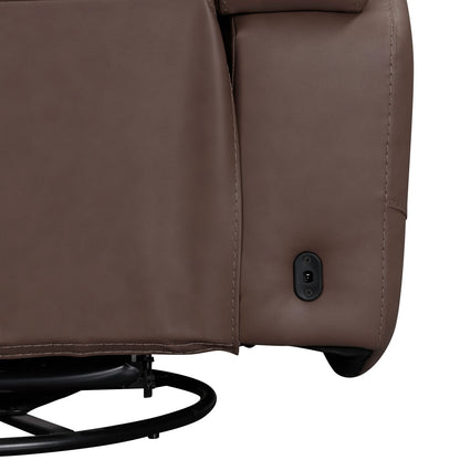 Beckham - Swivel Glider Recliner P2 - Brown