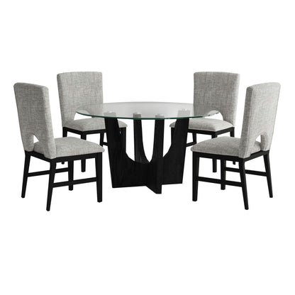 Oregon - 5 Piece Standard Height Dining Set (Round Table And Four Chairs)
