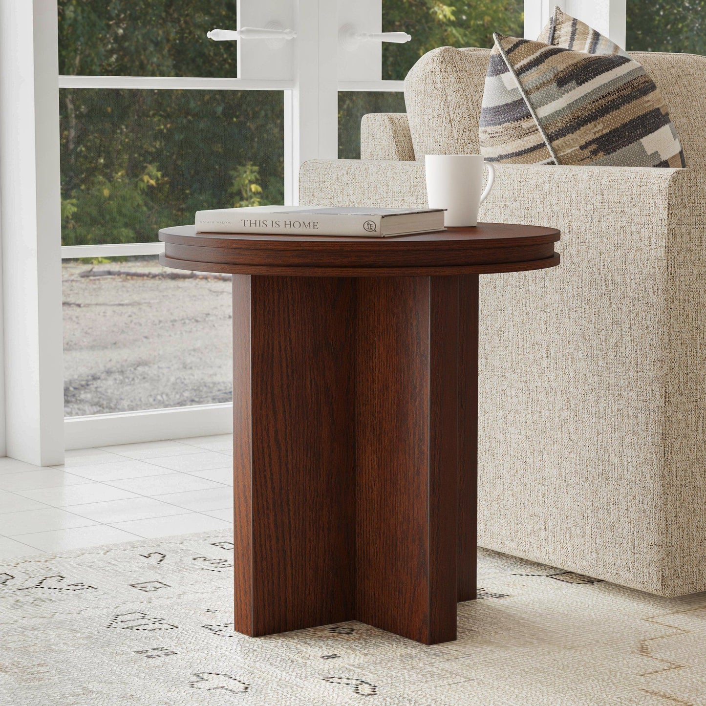 Waterfall - Round End Table