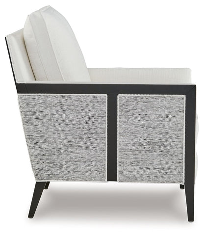 Ardenworth - Accent Chair - Black / Ivory