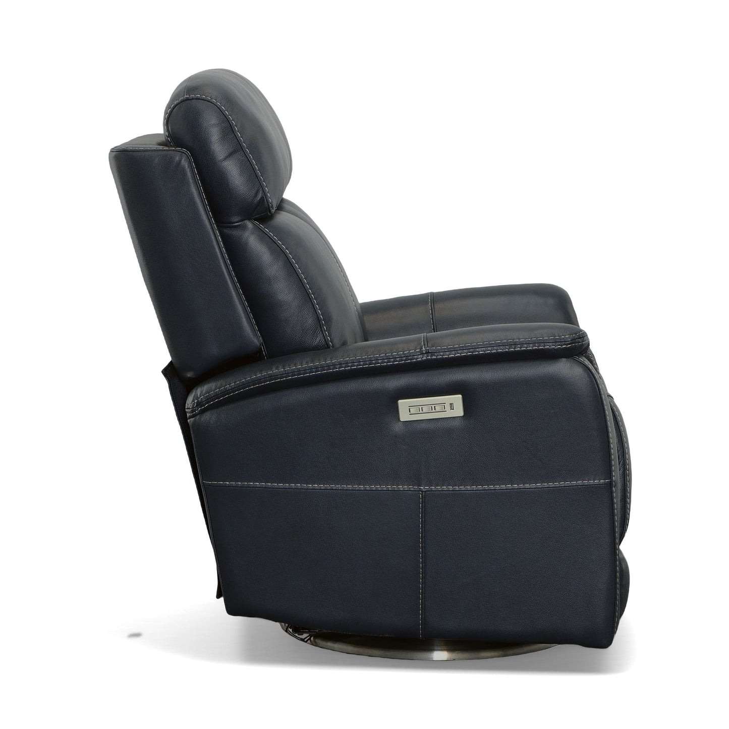 View - Power Swivel Recliner With Power Headrest