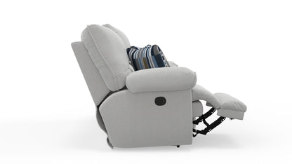 Lenny - Power Lay Flat Reclining Console Loveseat