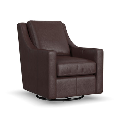 Murph - Leather Stationary Swivel Chair