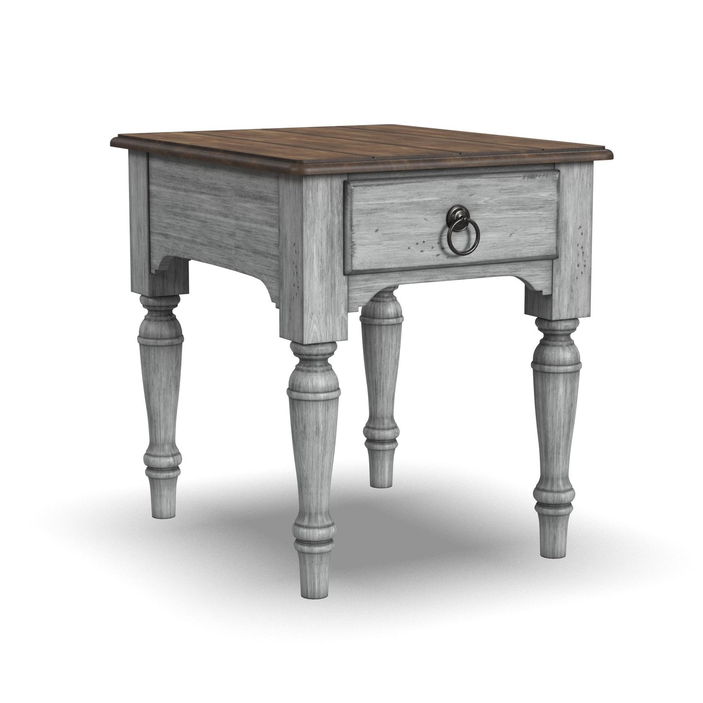 Plymouth - End Table - Gray