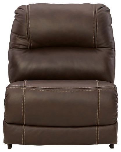 Dunleith - Armless Chair - Chocolate