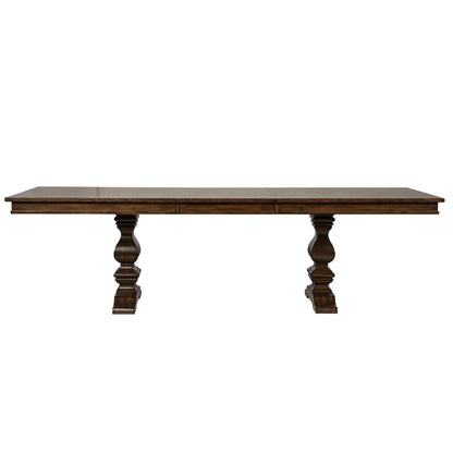 Armand - Trestle Table Top - Dark Brown