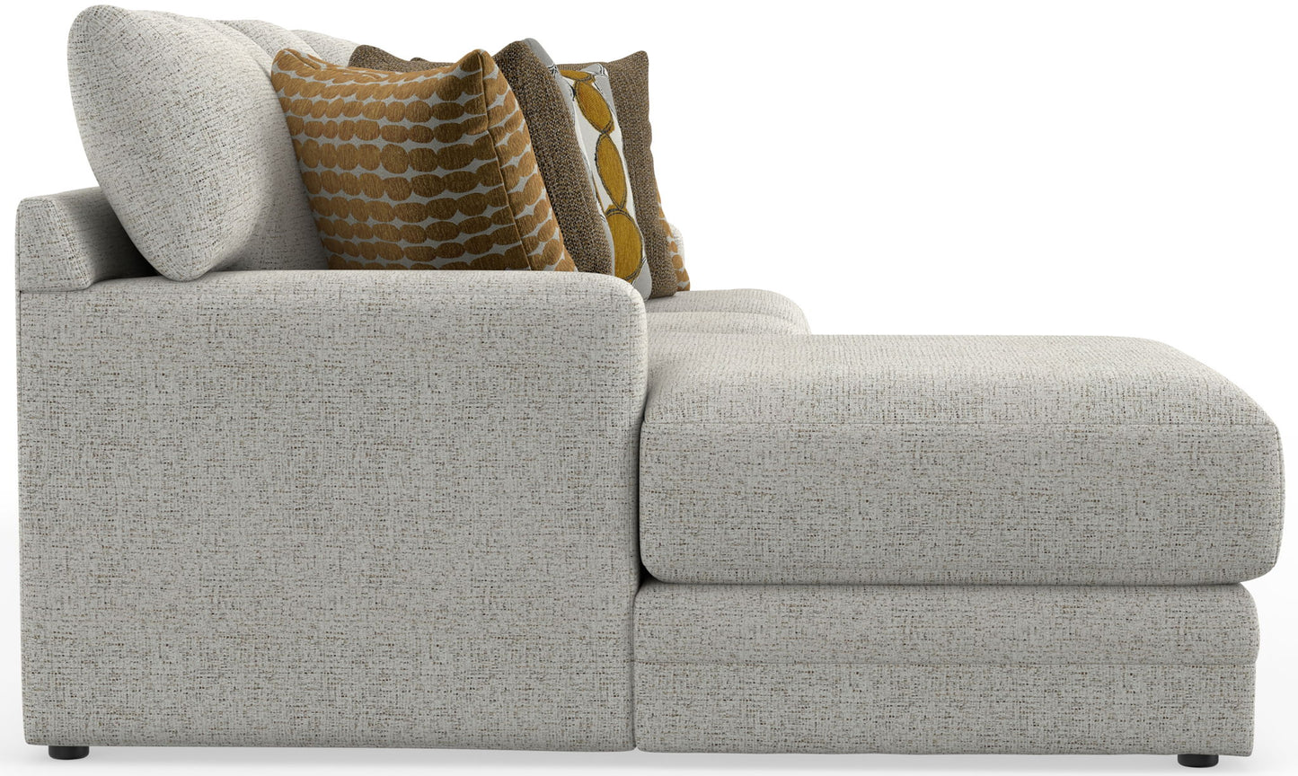 Tori - Sectional With Comfort Coil Seating And Accent Pillows Included