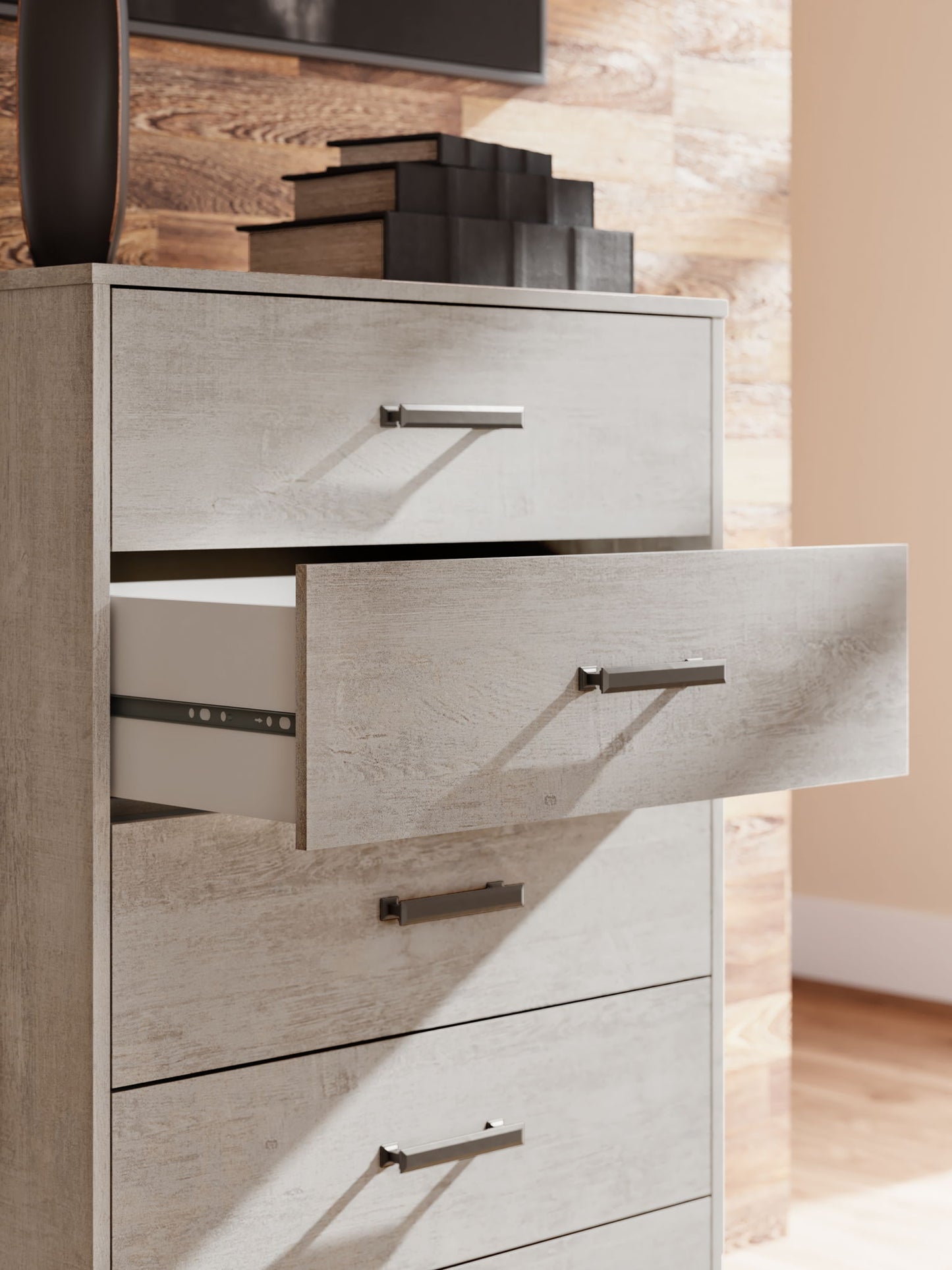 Shawburn - Five Drawer Chest - Gray