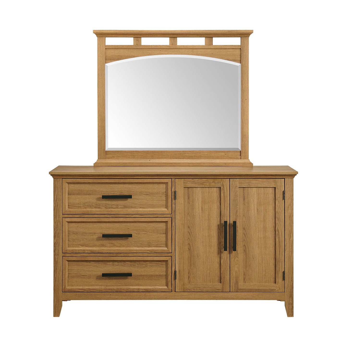 Matias - Bedroom Set With Queen/Full Headboard, Dresser, Mirror & Nightstand